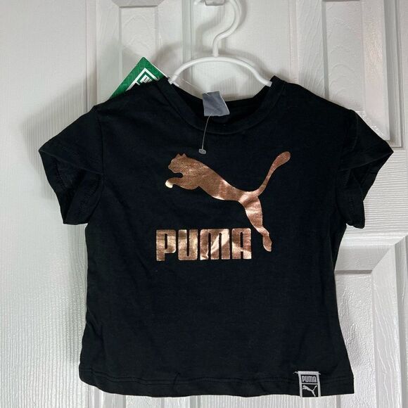 NWT Puma Logo Girls Shirt 2t - Picture 1 of 4